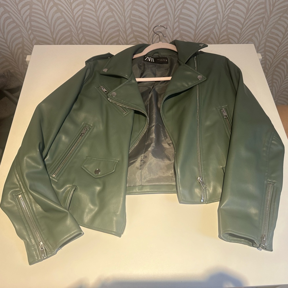 Zara leather jacket